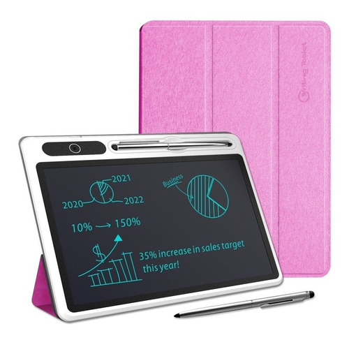 Tableta De Escritura Lcd De 10 Pulgadas Con Funda Protectora