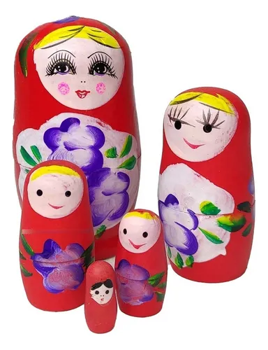 Muñeca de madera rusa new arrivals
