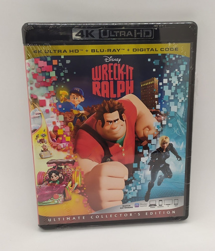 Blu Ray Wreck It Ralph 4k Ultra Hd Disney Original 