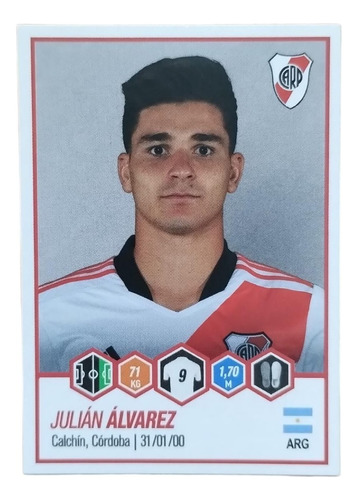 Figurita Julian Alvarez #359 Futbol Argentino 2022