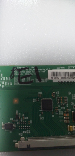 Tarjeta T-com Para Pantalla Hisense Modelo 43h5d (Usado)