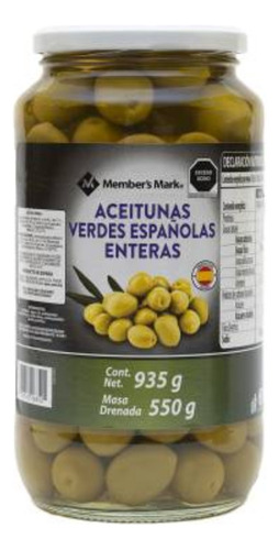 Aceitunas Verdes Españolas Member's Mark Con Hueso 935 G