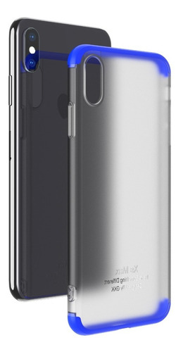 Funda 360 Luxury Matte Para iPhone XS Max + Vidrio Templado