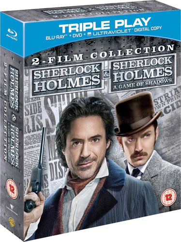 Sherlock Holmes 2-film Collection / Bluray + Dvd / Nuevo