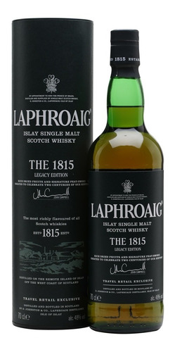 Imagen 1 de 10 de Whisky Laphroaig The 1815 Legacy Edition 700ml En Estuche