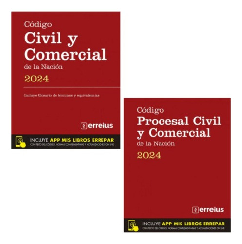 Pack Código Civil + Procesal Civil 2024
