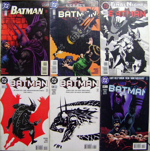 Lote 6 Hqs - Batman - Dc Comics