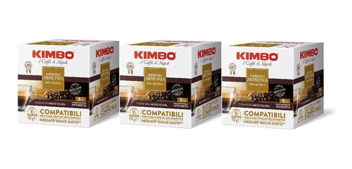 48 Cápsulas Kimbo Espresso Barista Compatible Dolce Gusto