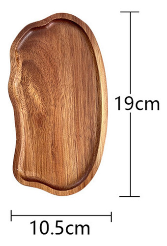 Bandeja De Madera Plato De Madera Vajilla Moderna L