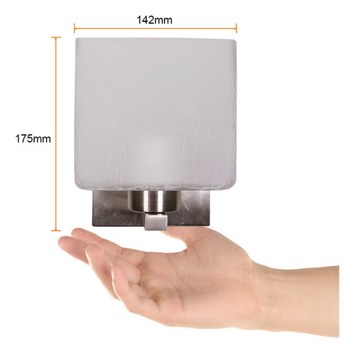 Lámpara De Pared Dione Ii Blanca Base E27 8.5 W Tecnolite Color Blanco