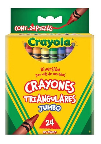 Crayola Triangular Jumbo Crayola C/24 Piezas