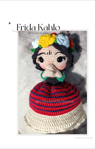 Muñeca Reversible Tejida A Crochet Frida Kahlo Muñeca Reversible Frida Kahlo