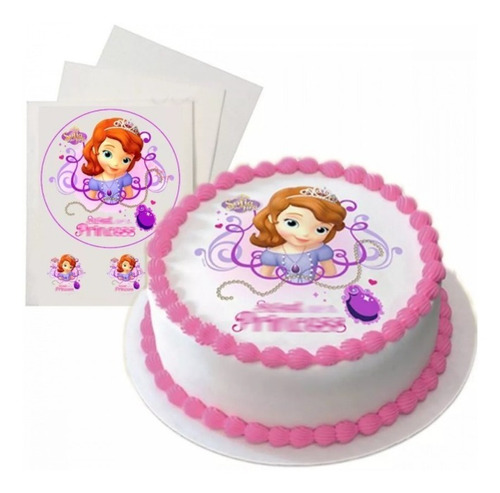 Imagen 2 de 6 de Papel De Azúcar Comestible A4 Para Foto Torta Masa 24 Hojas