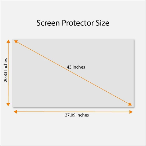 Protector De Pantalla Anti Luz Azul Para Tv De 43 Pulgadas.