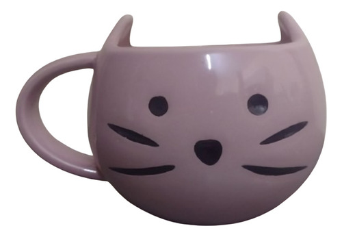 Taza De Gato Rosa 450 Ml Grande Para Mujeres Y Niñas