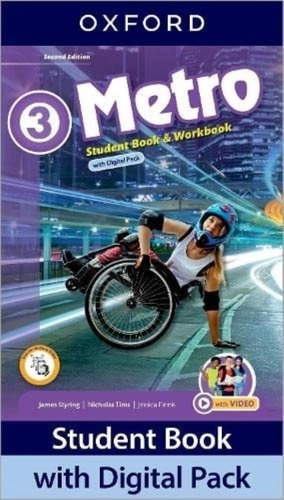 Metro 3 2/Ed.- Student's Book + Workbook With Digital Pack, de Styring, James. Editorial Oxford University Press, tapa blanda en inglés internacional, 2022