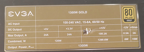 Fuente De Poder Evga Supernova 1300g+