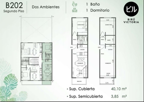 Imagen 10 de 10 de Emprendimiento - Depto 2 Amb - 2° Piso Lateral- Miguel Cane