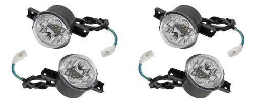 4 Faros Delanteros Led Atv De 12 V, 125 Cc, 150 Cc, 250 Cc,