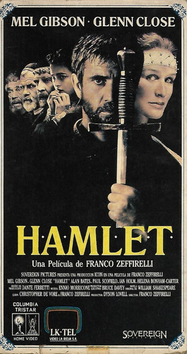 Hamlet Vhs Mel Gibson Glenn Close Franco Zeffirelli
