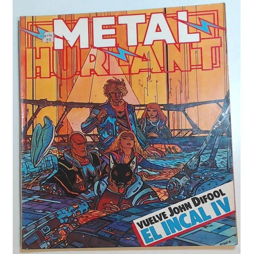 Comic Metal Hurlant 34  Vuelve John Difool El Incal Iv