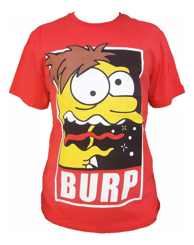 Remera Simpsons Barney Duff Doble Estampa