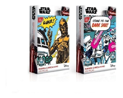 Imagem 3 de 3 de Kit 4 Quebra Cabecas Nano 500 Pcs Cada - Star Wars Toyster