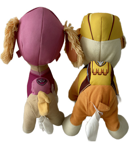 Paw Patrol Perritos De Peluche. C/librito 20cm (Usado)