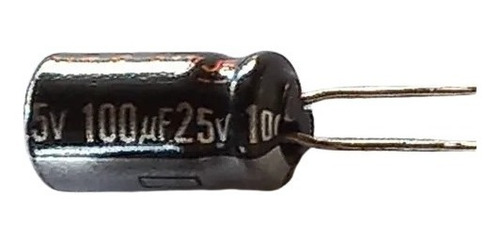 Condensador Electrolitico 100uf/25v X5 Unidades