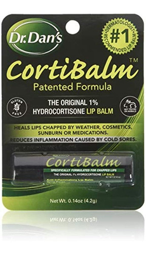 Dr. Dans Cortibalm Bálsamo De Labios, Paquete De De 2