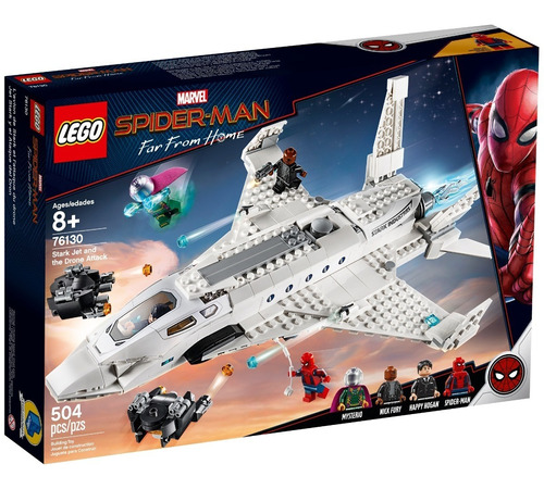 Lego 76130 Jet Stark Con Spiderman - Marvel Super Heroes