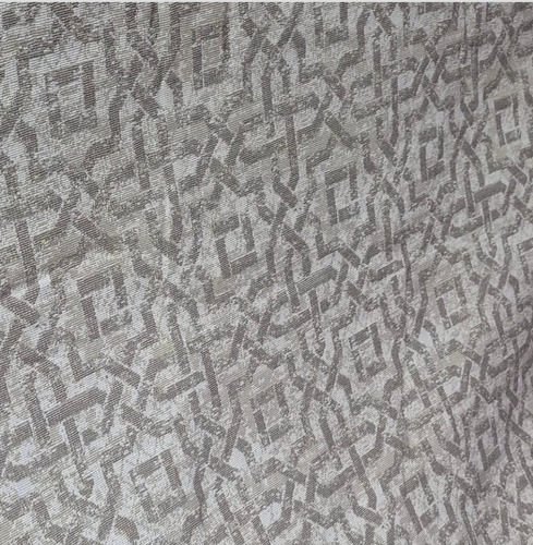 Tela Por Metro Jacquard Nórdico Rústico 3.2m Ancho Beige Abstracto