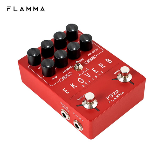 Pedal De Efeito De Reverberação Ekoverb Flamma Fs22 Ekoverb