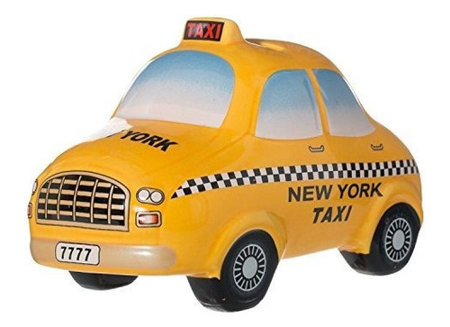 Ciudad De Nueva York Taxi Ceramica Piggy Money Bank - Oficia