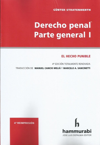 Derecho Penal Parte General Stratenwerth