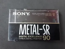 Comprar Fita Cassete Sony Sr-90 Min Type Iv Metal Virgem E Lacrada