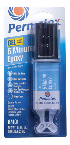 Adesivo Epox 5 Minutos Cola Plastico Borracha Tanque 25ml