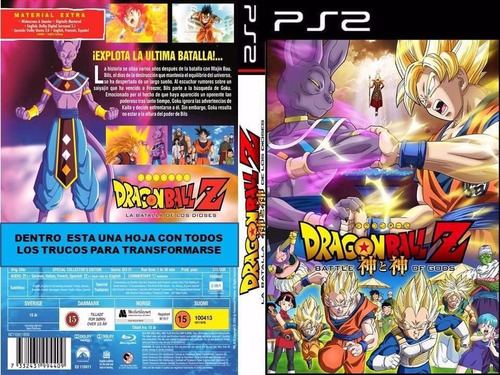 Dragon Ball Z Batalla De Los Dioses Ps2 Voces Latino