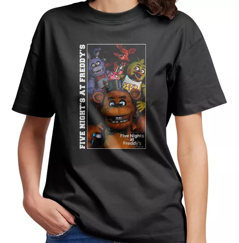 Camiseta Camisa Five Nights At Freddy Fazbear Game Fnaf 443