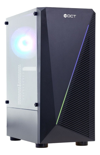 Gabinete Gamer Oct Swordfish Rgb Preto Sem Fonte