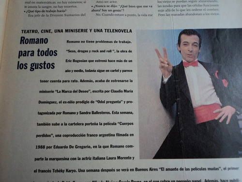 Revista Viva Gerardo Romano Cecilia Bucourt Fito Set 1994