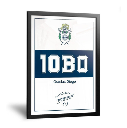 Cuadros Diego Maradona Gimnasia Y Esgrima La Plata 20x30cm