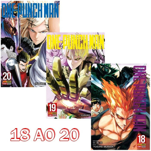 One-punch Man 18 Ao 20! Mangá Panini! Novo E Lacrado!