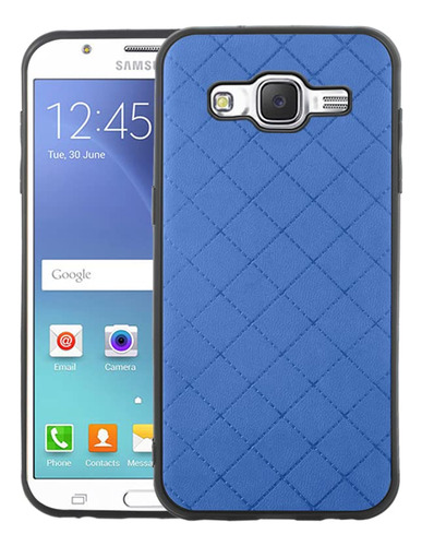 Funda Para Galaxy J5 2015 Azul Goma Tpu-02