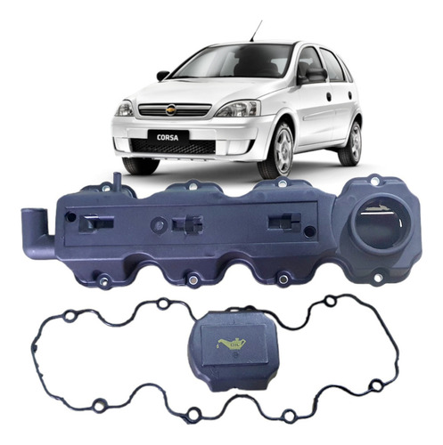 Kit Tampa Completa Válvula Cabeçote  Corsa Novo 1.4 8v 2011