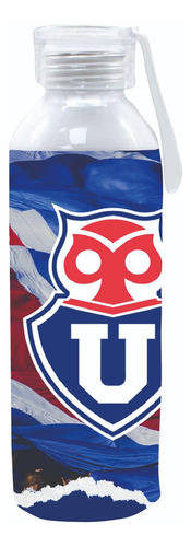 Botella Universidad Chile, Futbol,  Deporte, Escolar, 750 Ml