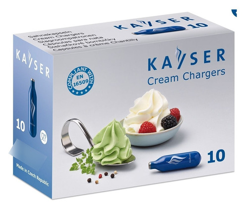 Capsulas Kayser Para Cremeras Caja X 10 Unidades