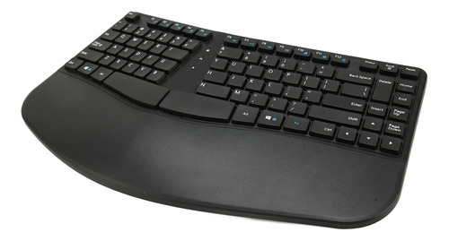 Teclado Silencioso Y Ergonómico De 87 Teclas, Cómodo Cablead