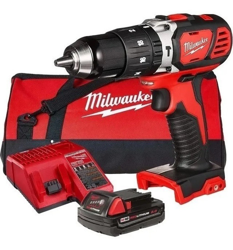 Imagen 2 de 8 de Taladro Perc. Atornillador Kit Completo Milwaukee 2607-159ax
