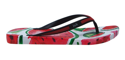 Imagen 3 de 5 de Sandalias Para Dama Con Estampados Sandia Ish Fc-3086